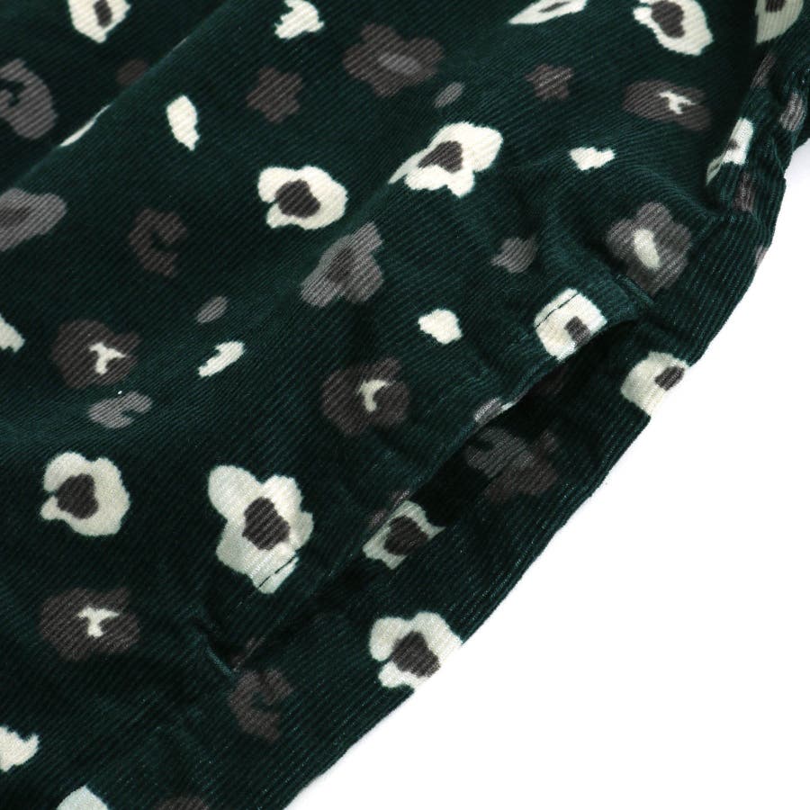 レオパード柄コーデュロイワンピース[品番：FOKK0005469]｜F.O.