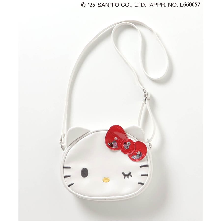 レア！キティストローポシェット ハローキティ HELLO KITTY お財布ポシェット スマホポーチ 横型