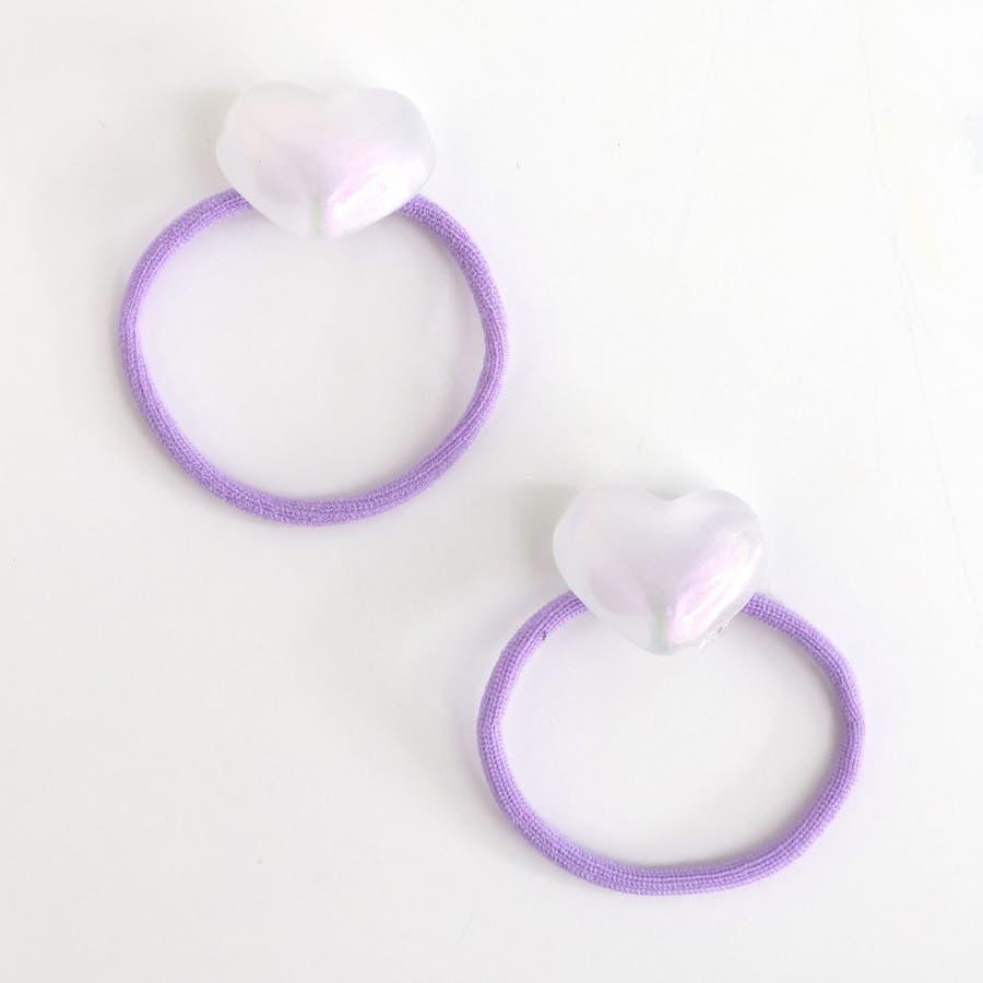 ハートヘアゴム2個セット[品番：FOKK0020827]｜F.O.Online Store（エフ