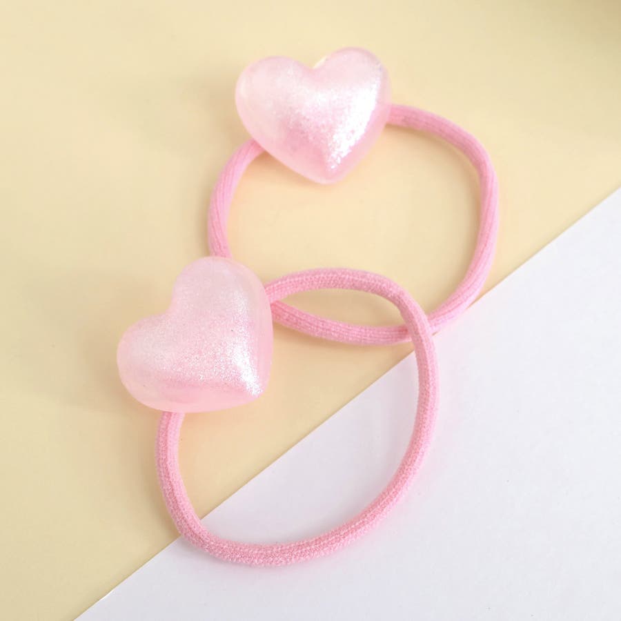 ハートヘアゴム2個セット[品番：FOKK0020827]｜F.O.Online Store