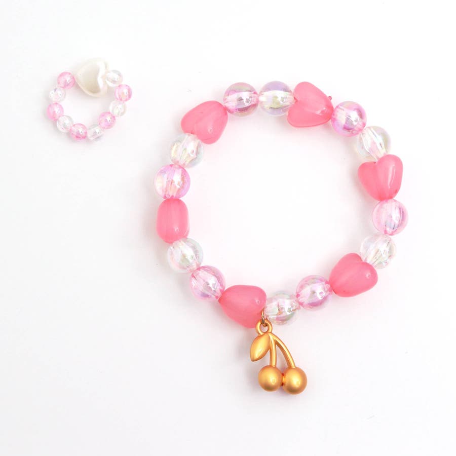 ビーズブレスレット・ゆびわセット[品番：FOKK0015784]｜F.O.Online