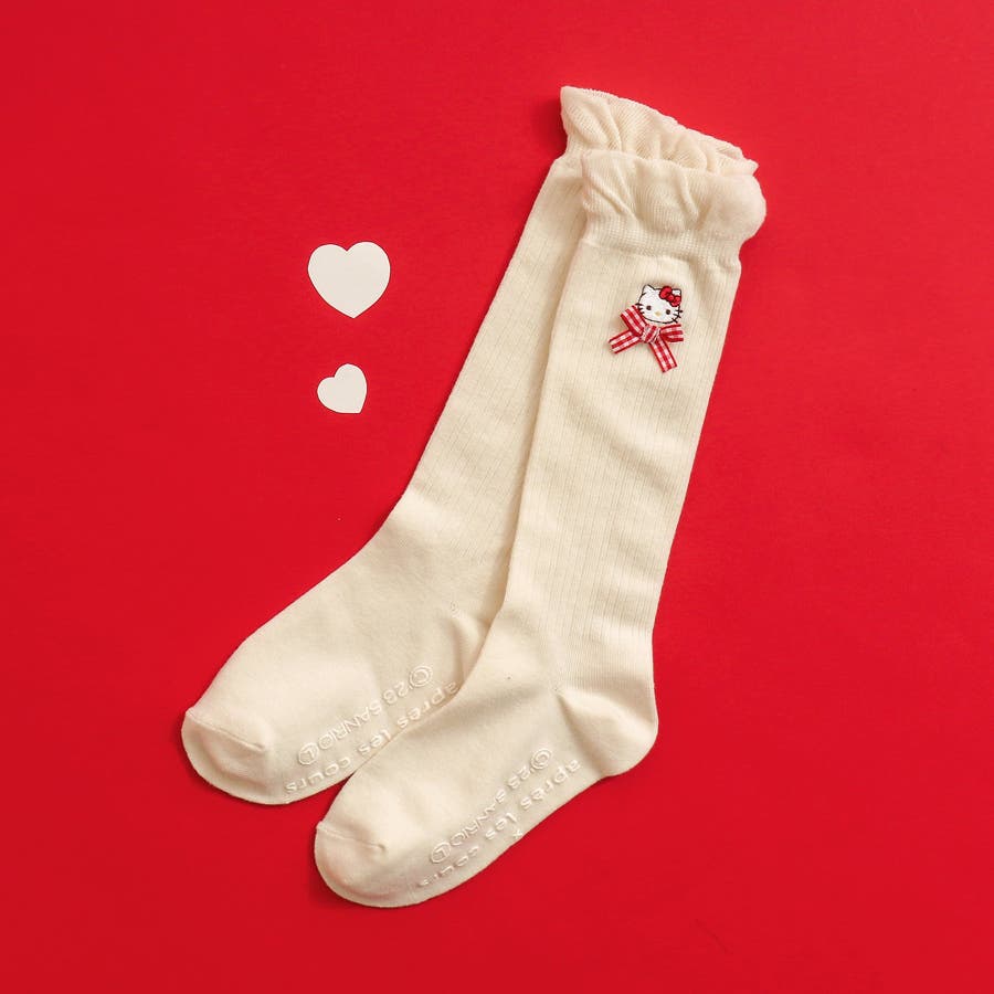ハローキティリボンハイソックス[品番：FOKK0018098]｜F.O.Online