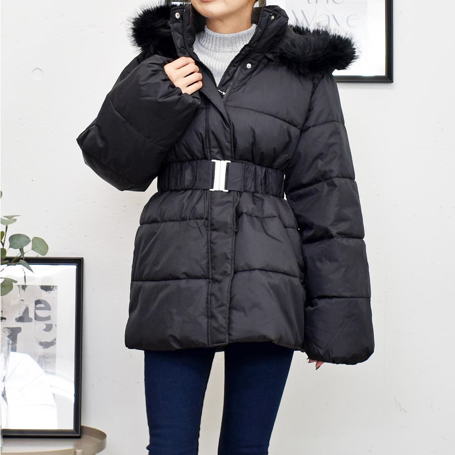 ベルトツキファーナカワタコート[品番：TRNW0001422]｜FUN（ファン）の