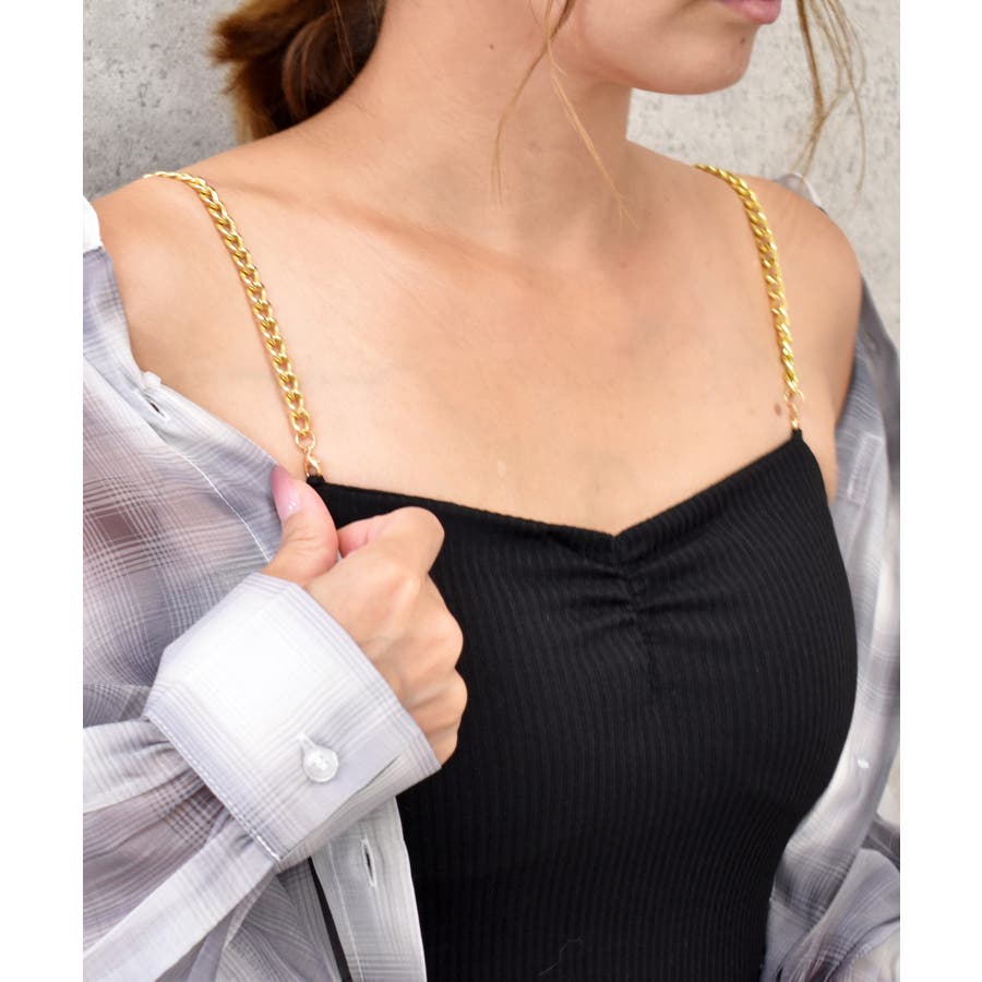 チェーンストラップキャミ[品番：TRNW0001829]｜FUN（ファン）の