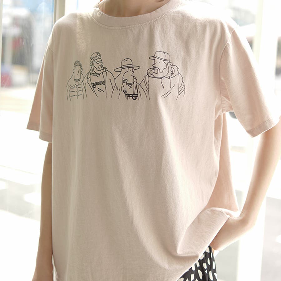 Tシャツ 線画 プリント 品番 Fi Futier Land フューティアランド のレディースファッション通販 Shoplist ショップリスト