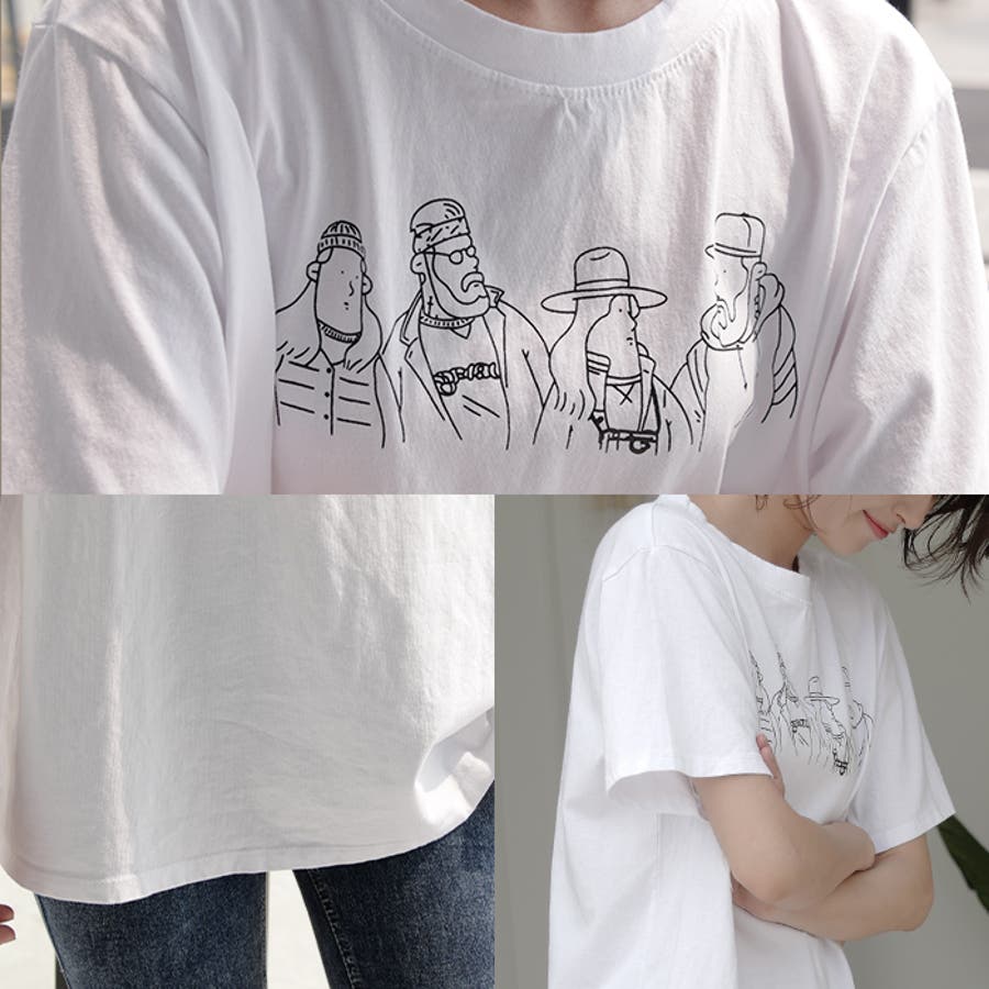 Tシャツ 線画 プリント 品番 Fi Futier Land フューティアランド のレディースファッション通販 Shoplist ショップリスト