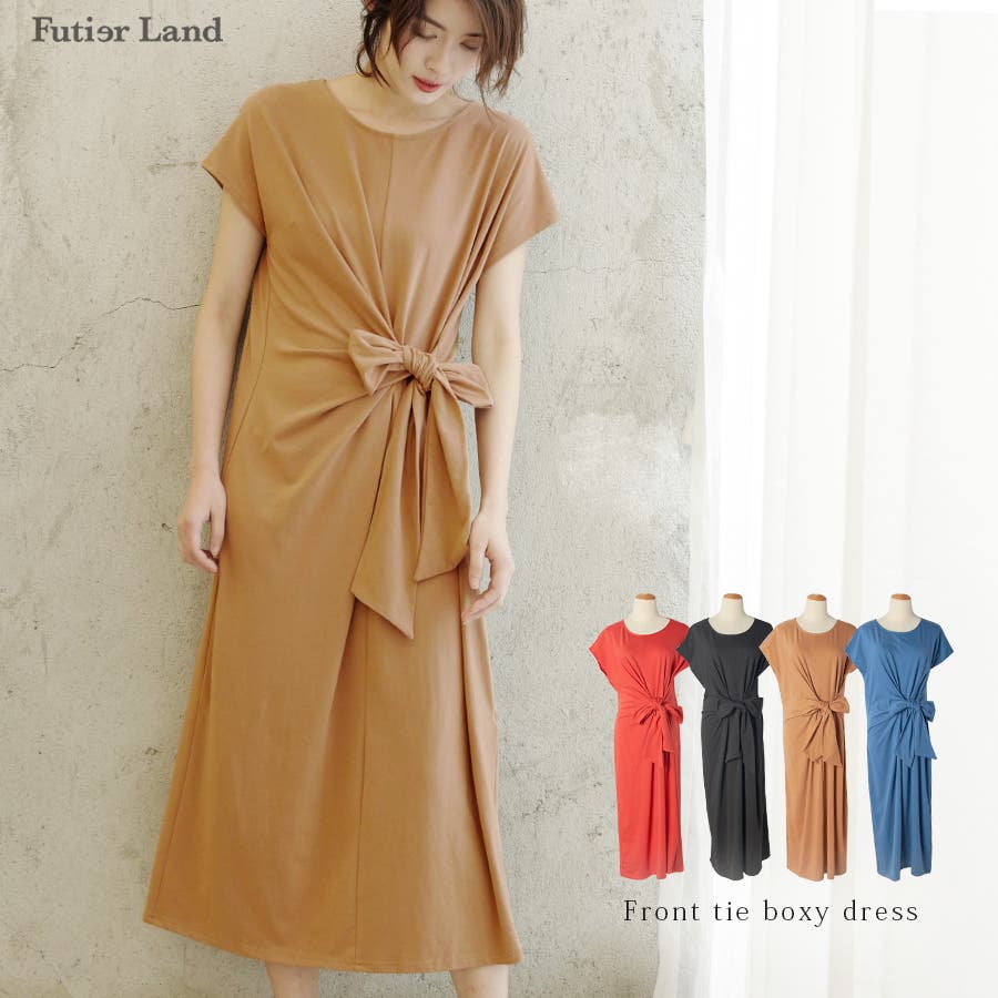 ワンピース フレンチスリーブ フロントタイ 品番 Fi Futier Land フューティアランド のレディースファッション通販 Shoplist ショップリスト