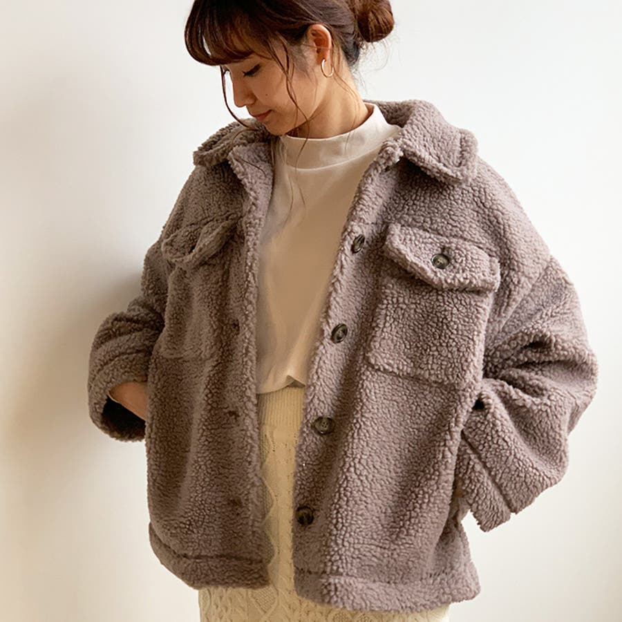 ボアジャケット オーバーサイズ ボア 品番 Fi Futier Land フューティアランド のレディースファッション通販 Shoplist ショップリスト