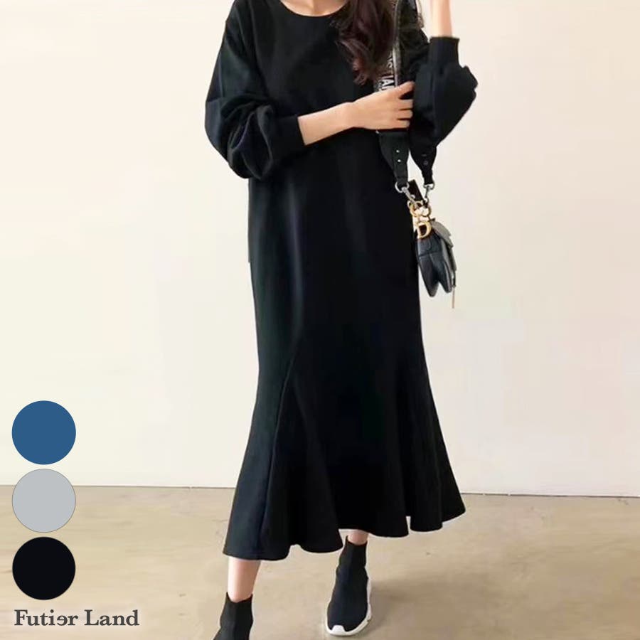 スウェットロングワンピース ワンピース ロングワンピース 品番 Fi Futier Land フューティアランド のレディースファッション通販 Shoplist ショップリスト