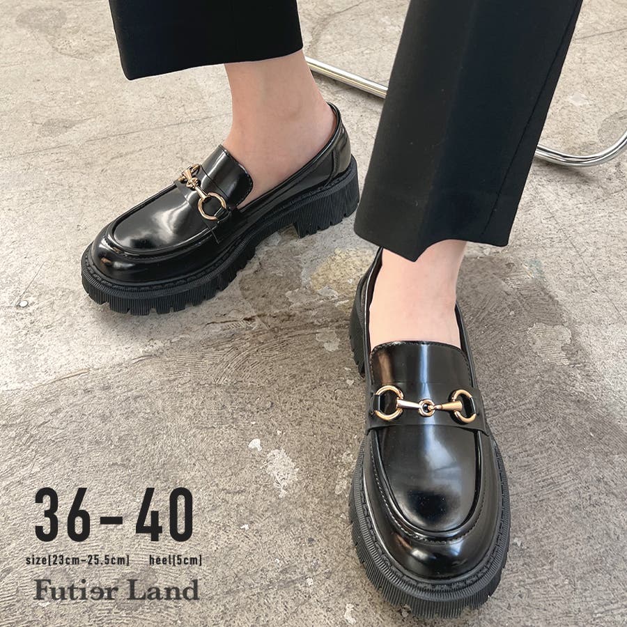 シューズ ローファー 厚底[品番：FI000007619]｜futier land（フューティアランド）のレディース ファッション通販｜SHOPLIST（ショップリスト）