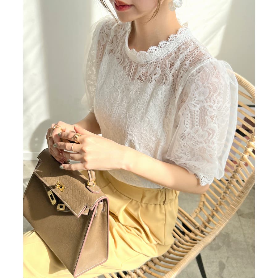【★安心の定価販売★】 レース land 総レース[品番：FI000005981]｜futier トップス トップス