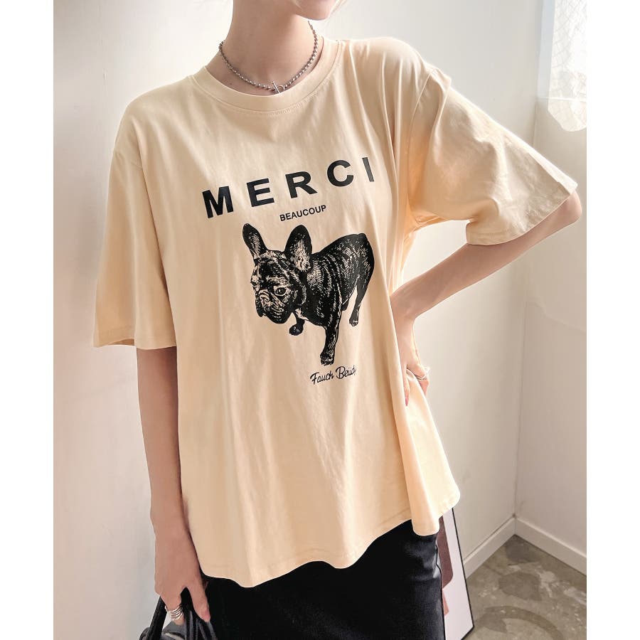 トップス Tシャツ 半袖[品番：FI000007682]｜futier land（フュー