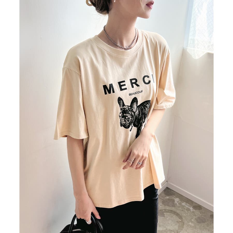 トップス Tシャツ 半袖[品番：FI000007682]｜futier land（フュー