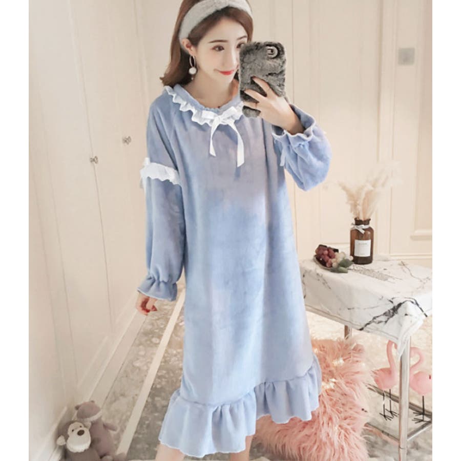 もこもこ ワンピース パジャマ 品番 Wbaw Gain Mart ゲインマート のレディースファッション通販 Shoplist ショップリスト