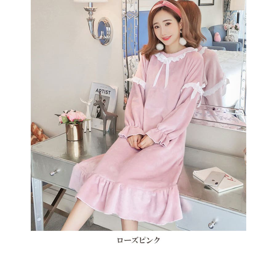 もこもこ ワンピース パジャマ 品番 Wbaw Gain Mart ゲインマート のレディースファッション通販 Shoplist ショップリスト