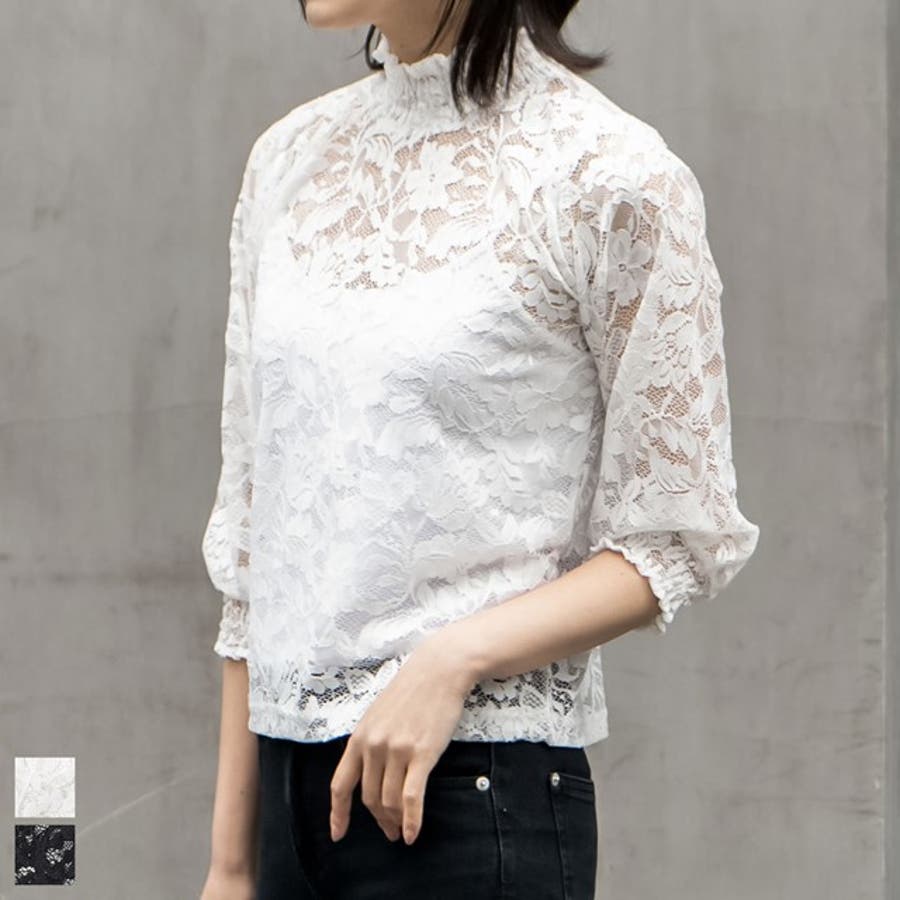 大人が着映える 華やかで上品なレースブラウス 品番 Gs Re Edit リエディ のレディースファッション通販 Shoplist ショップリスト