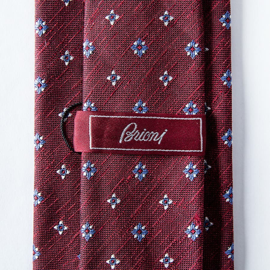 Brioni ブリオーニ ネクタイ シルク100％ P8443[品番：HMLM0000505