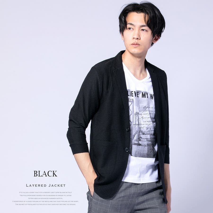 2枚セット テーラードジャケット Tシャツ 品番 Hmlm Geneless ジェネレス のメンズファッション通販 Shoplist ショップリスト