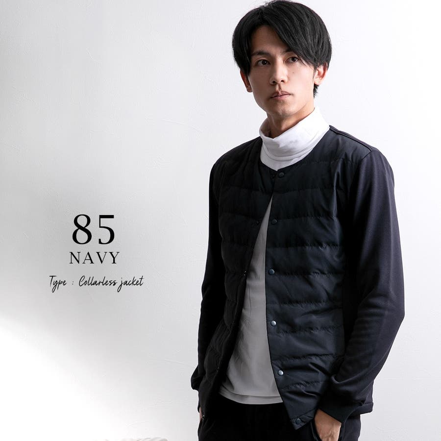 ノーカラージャケット メンズ ダウン 品番 Hmlm Geneless ジェネレス のメンズ ファッション通販 Shoplist ショップリスト