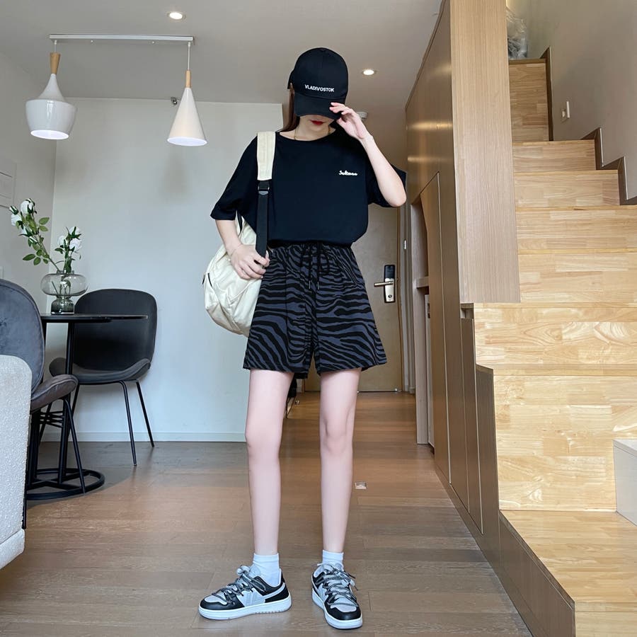 ゼブラ柄 ショートパンツ 8295[品番：XB000008633]｜G&L Style