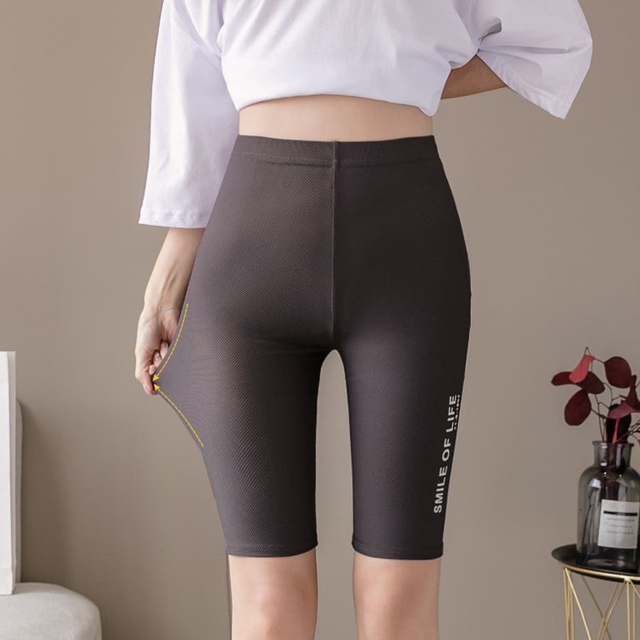 nala ハーフレギンス WEB限定】ロゴ無地ハーフレギンス(80cm ラベンダー): キッズ