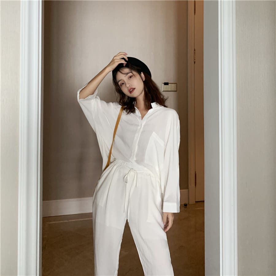シャツ・ロングパンツ セットアップ 8670[品番：XB000009098