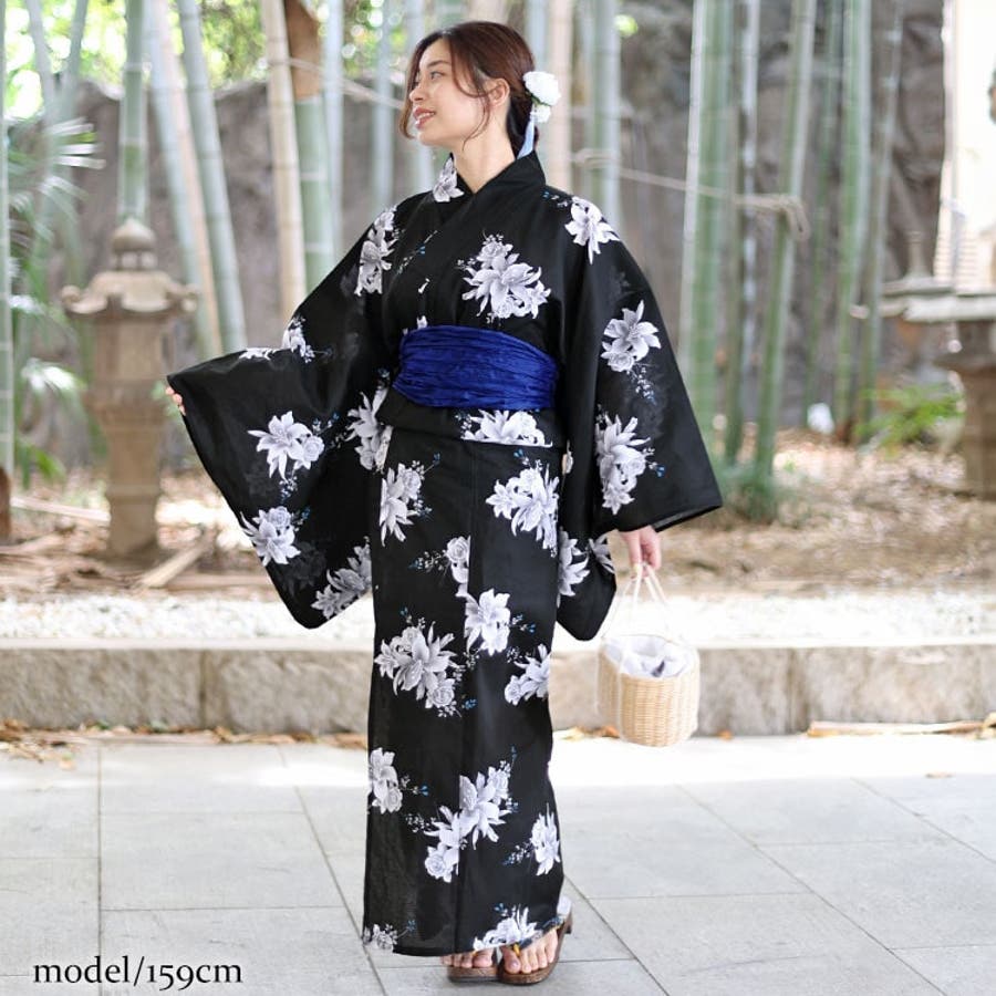 大きいサイズ レディース 浴衣[品番：GJ000021023]｜GOLDJAPAN