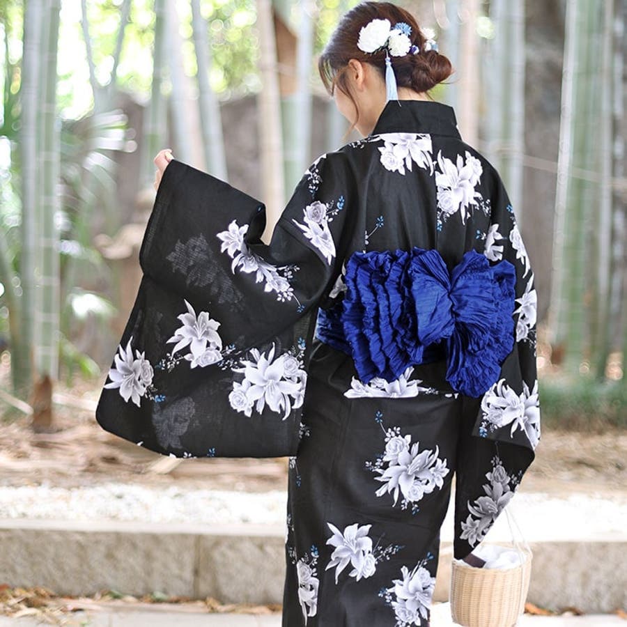 大きいサイズ レディース 浴衣[品番：GJ000021023]｜GOLDJAPAN