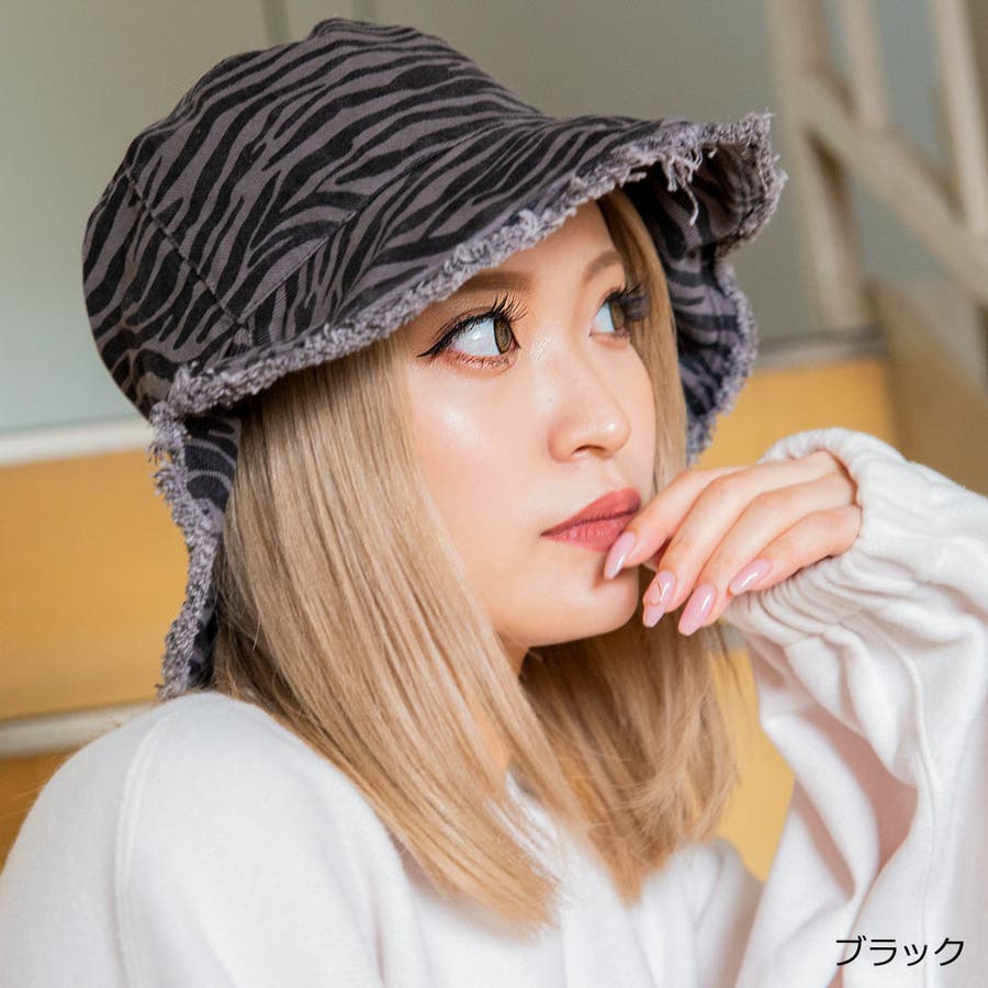 センシエル てんちむ着用 SENCIEL つば長バケットハット - ハット センシエル てんちむ着用 SENCIEL つば長バケットハット - ハット