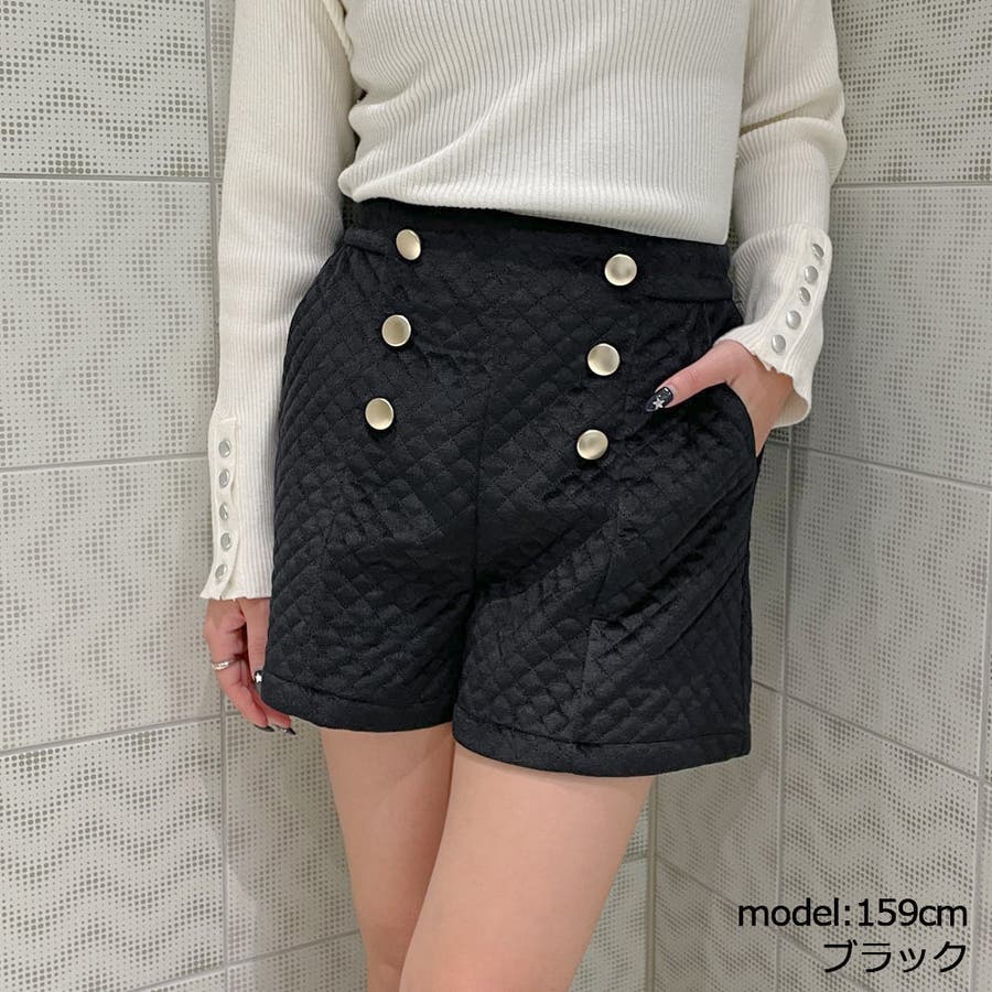 3/14～【MORE FINAL SALE】flower dot quilting short pants【2