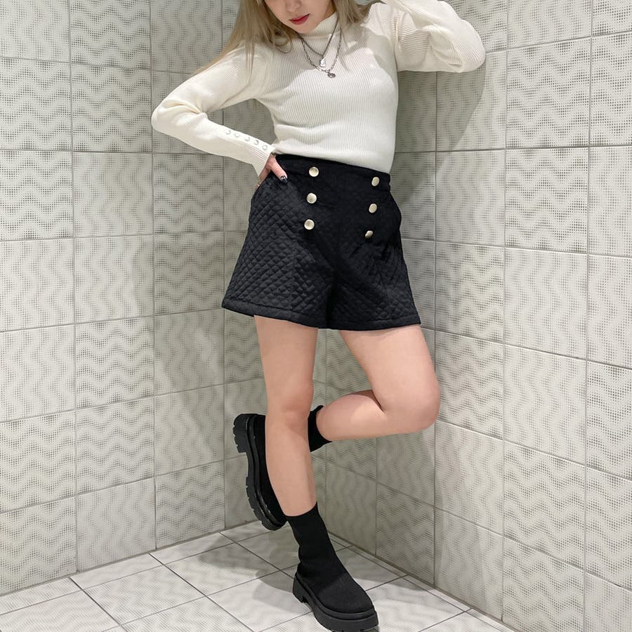 ベロアキルティングショートパンツ[品番：GORW0008397]｜GORGE （ゴージ）のレディースファッション通販｜SHOPLIST（ショップリスト）