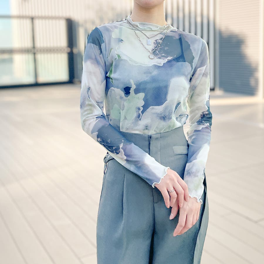 ムラ柄シアーＴＯＰＳ[品番：GORW0008431]｜GORGE （ゴージ）の