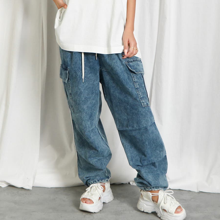 ラインデニムカーゴパンツ[品番：GORW0009212]｜GORGE （ゴージ