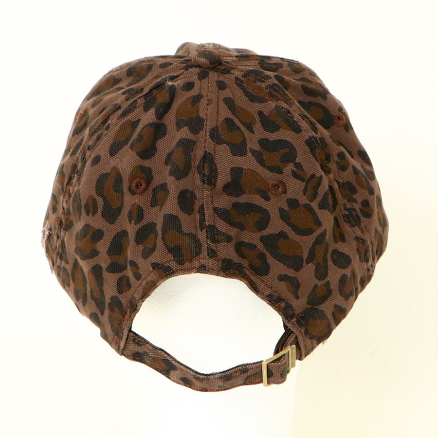 9090 girl Numbering Studs Cap ヒョウ柄 - メルカリ