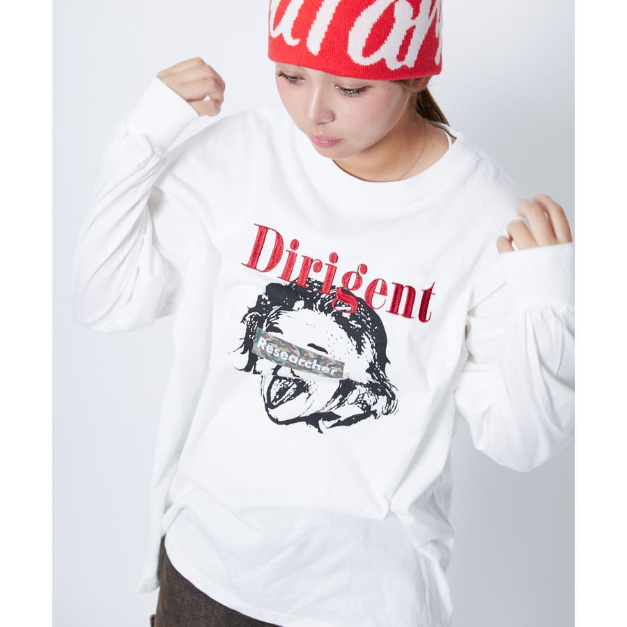 グラフィックプリント》ユニセックス 長袖Tシャツ ロンT