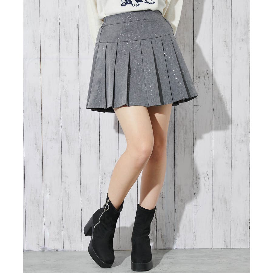 《ラメ入り×インパン付き》レディース プリーツミニスカート キラキラデザイン[品番：GORW0010489]｜GORGE （ゴージ ...