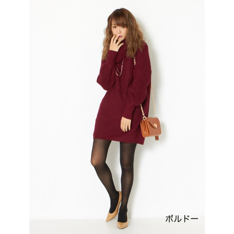 タートルネック ニット ミニワンピース 品番 Gorw Gorge ゴージ のレディースファッション通販 Shoplist ショップリスト