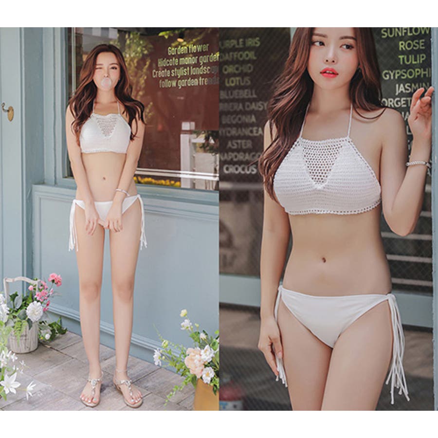 セール】クロシェビキニ 水着2セット（水着）｜Lace Ladies