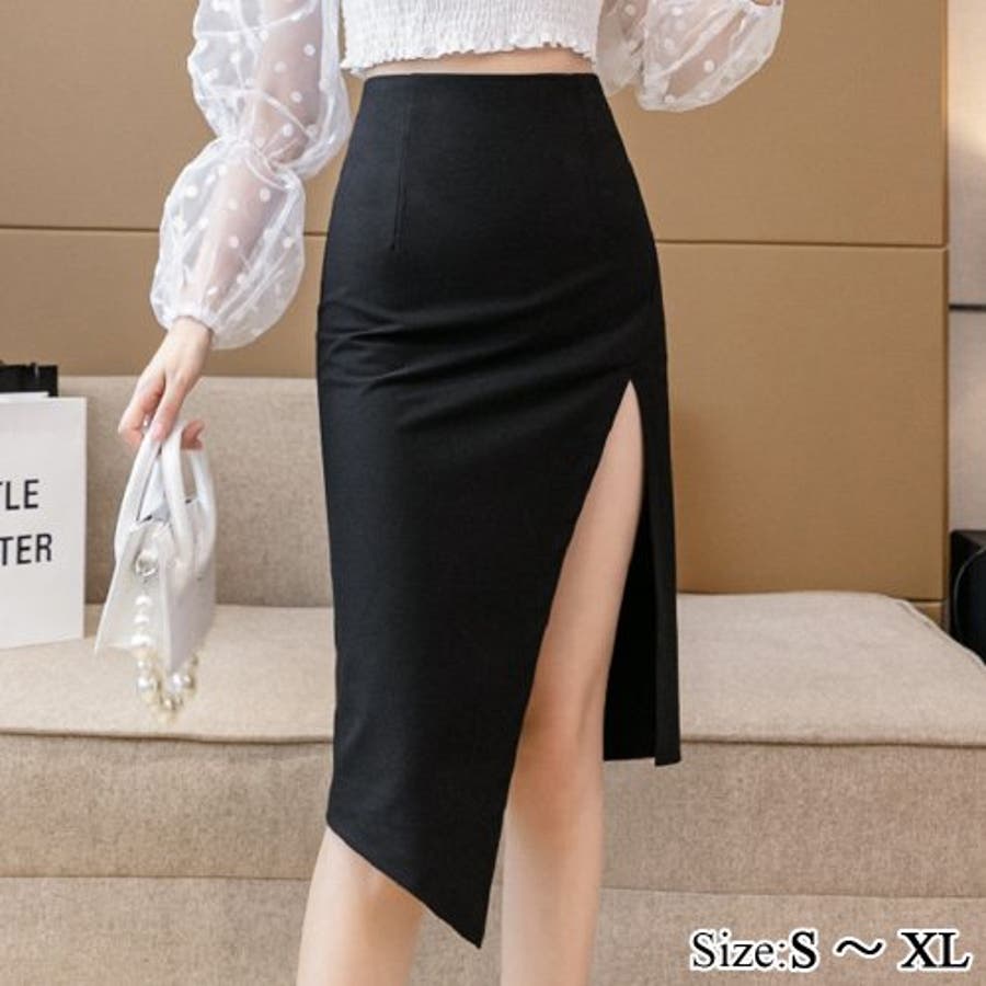 深いスリットが女性のセンシュアルな魅力を引き立てるスカート(SKIRT)[品番：GXAW0002239]｜GRAXIA（グラシア）｜レディース ...