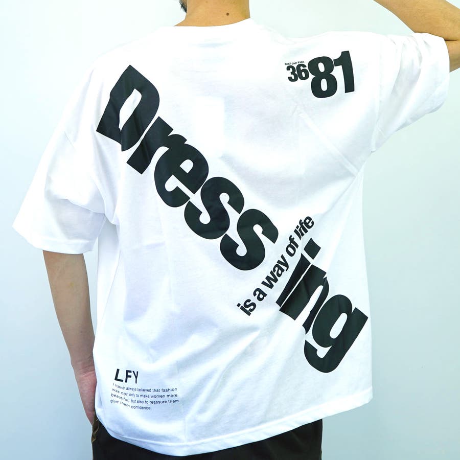 ビックシルエット ストリートバックプリントロゴ Dressing 半袖tシャツ 品番 Grvk Groovy Store グルービーストア のメンズファッション通販 Shoplist ショップリスト
