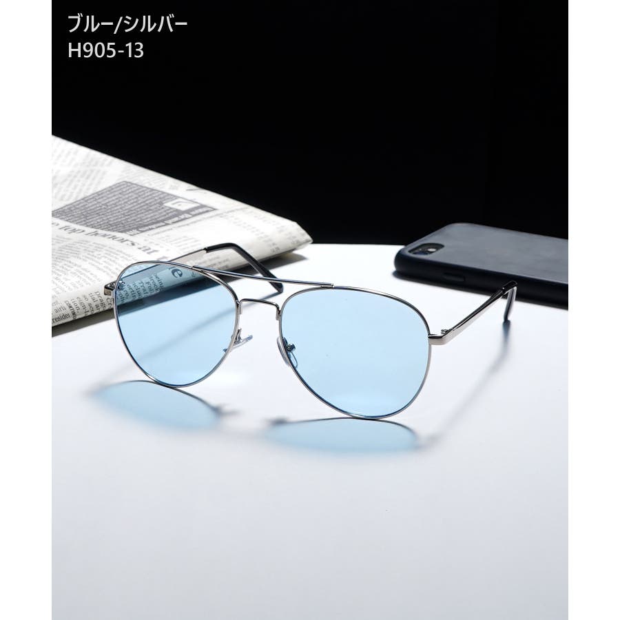 サングラス クリアレンズ メガネ カラー サングラス 伊達メガネ ユニ