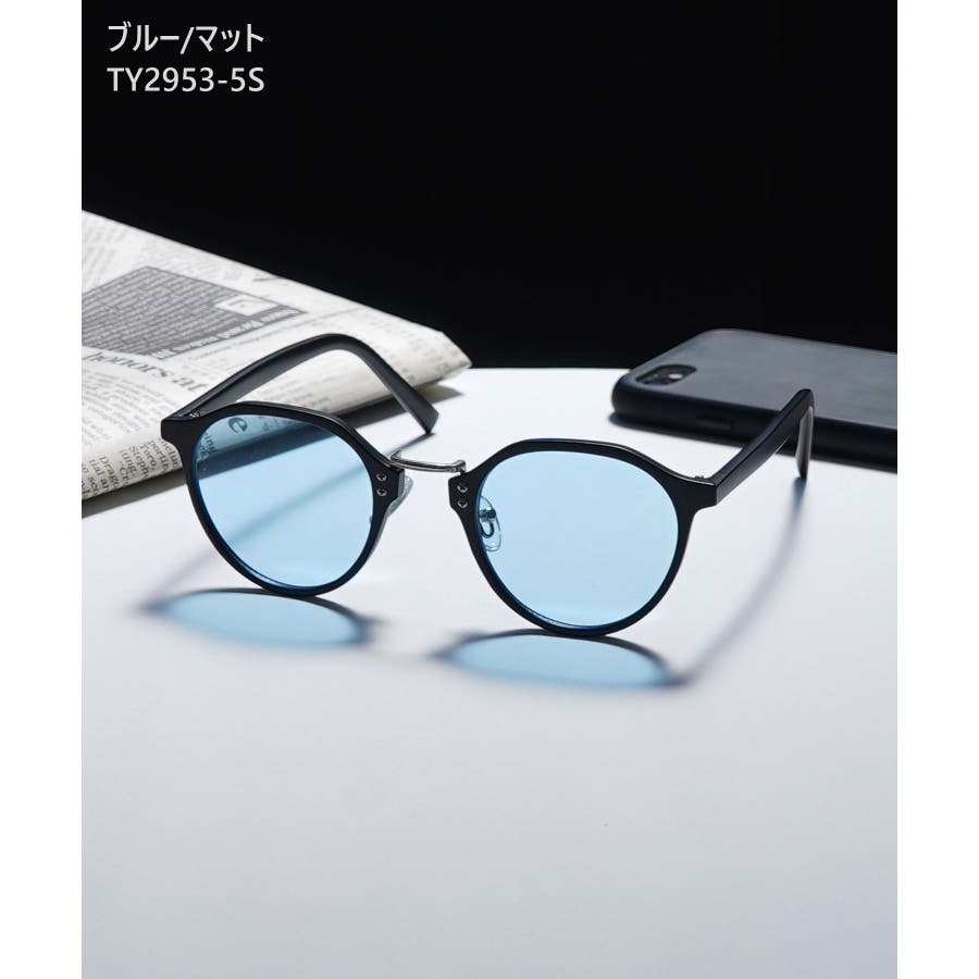 サングラス クリアレンズ メガネ カラー サングラス 伊達メガネ ユニ