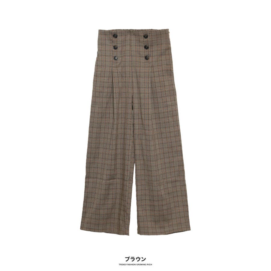 サイドファスナーワイドパンツ[品番：GW000003465]｜Growing Rich