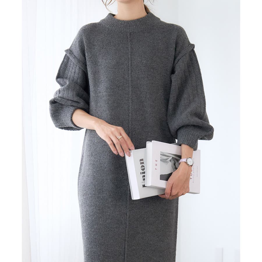 ニットワンピース ロング 秋[品番：GW000004881]｜Growing Rich