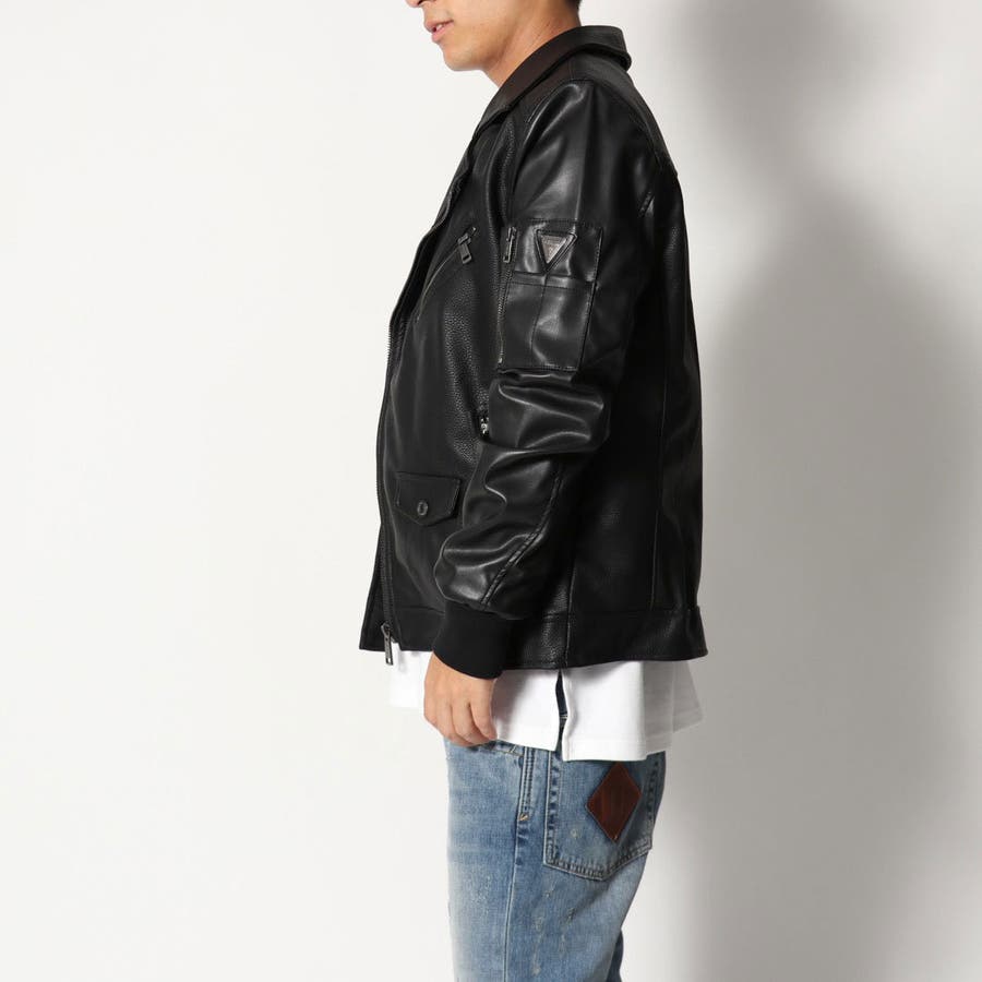 GUESS] BAD BOY PERFECTO JACKET[品番：GUEW0002303]｜GUESS【MEN