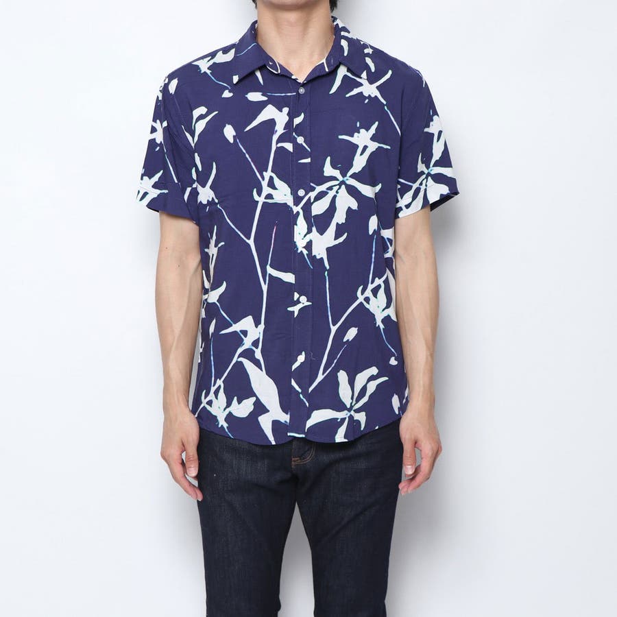 メンズウェア rogan GUESS] ROGAN ORCHID-PRINT SHIRT[品番：GUEW0003676]｜GUESS【MEN