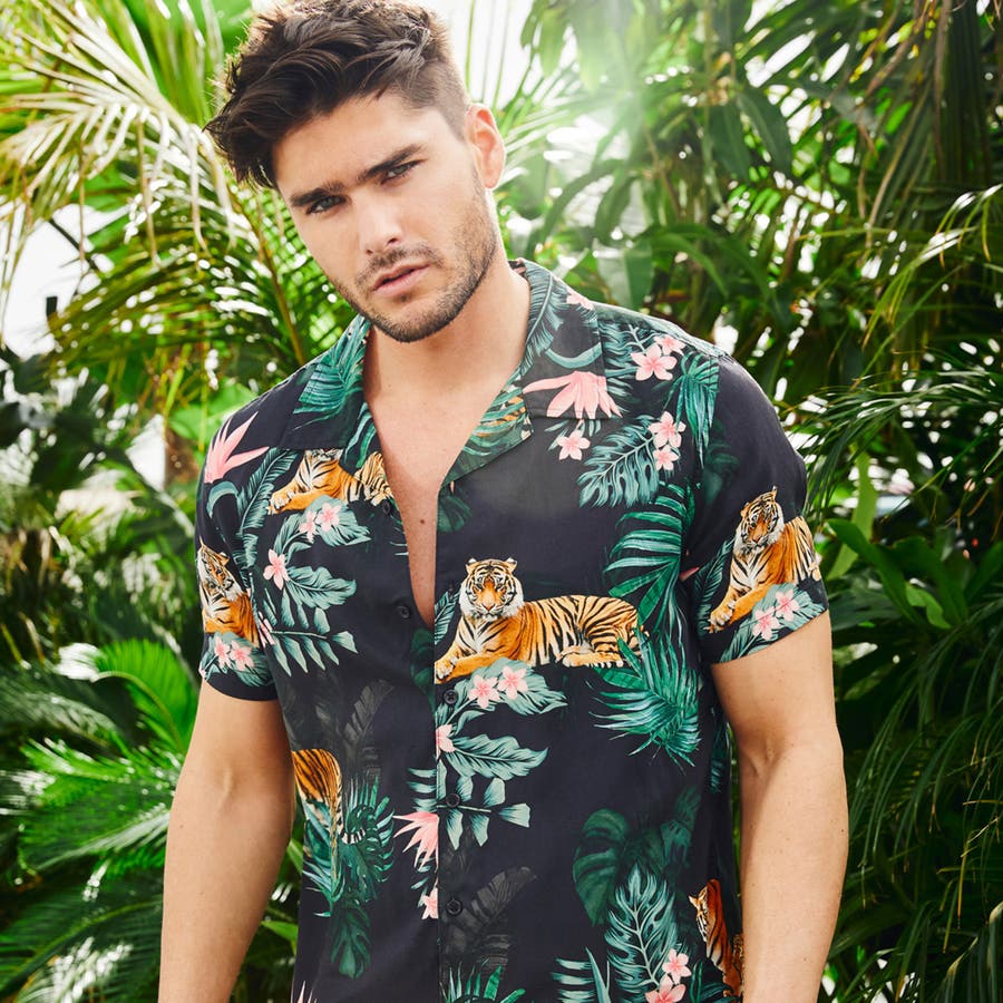 GUESS] ROGAN WILD JUNGLE SHIRT[品番：GUEW0003753]｜GUESS【MEN