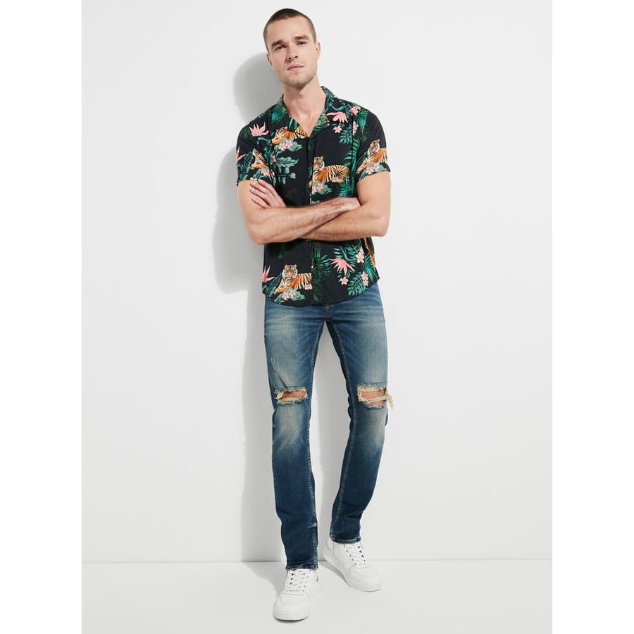 GUESS] ROGAN WILD JUNGLE SHIRT[品番：GUEW0003753]｜GUESS【MEN