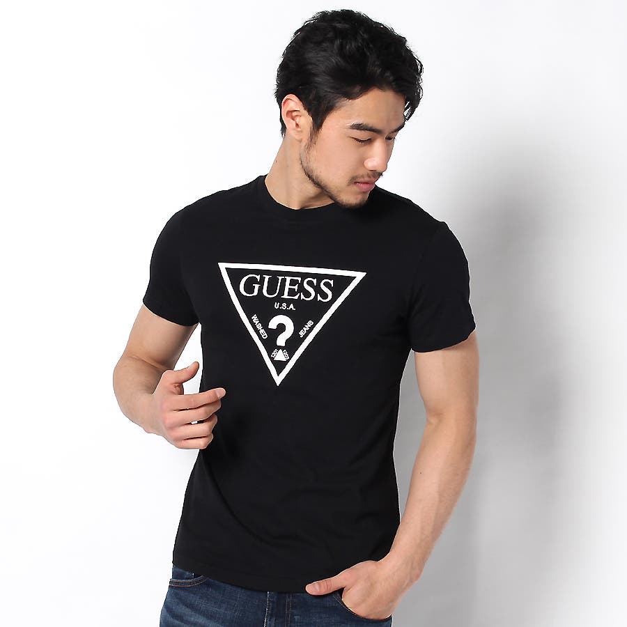 GUESS] S/S TRIANGLE LOGO TEE[品番：GUEW0000021]｜GUESS【MEN