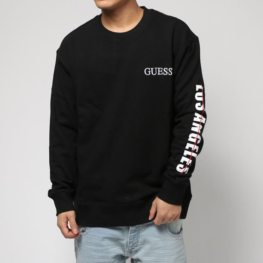 [GUESS] SLEEVE LOGO CREW SWEAT[品番：GUEW0001481